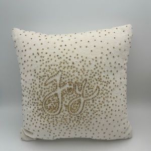 New Beaded Joy Square Throw Pillow White - Threshold™